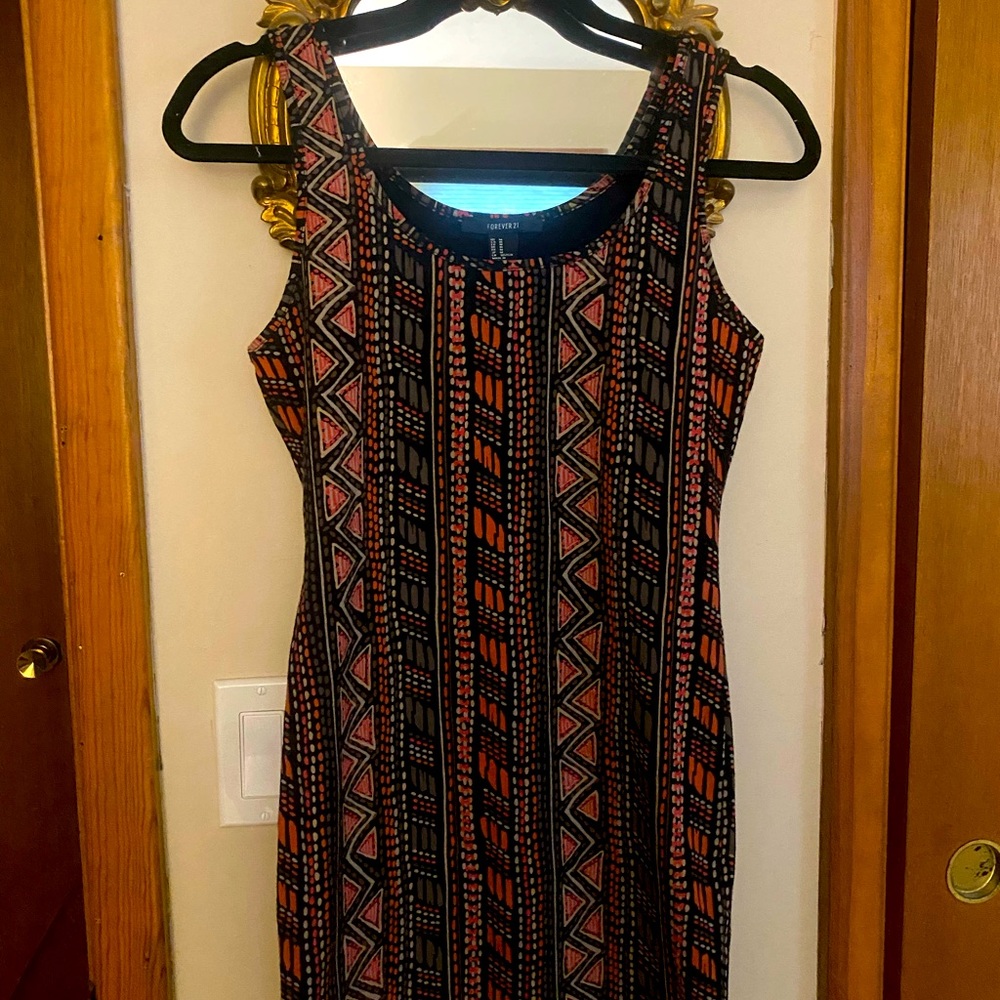 Forever 21 Tribal Mini Dress Size M